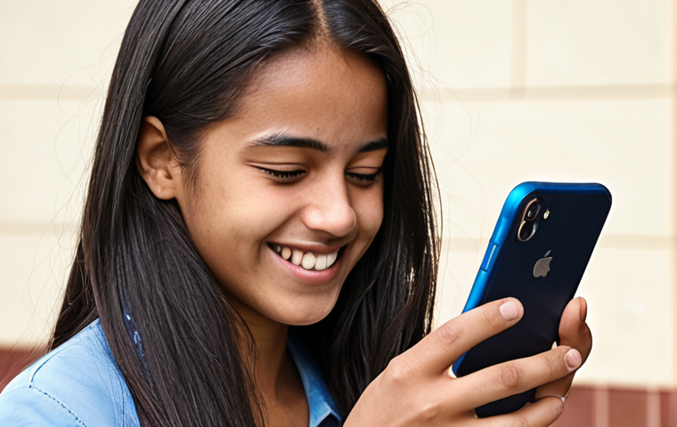 ** A student or low-income individual happily using a zero-balance bank account on a mobile phone. Focus on the convenience and relief from fees.
**