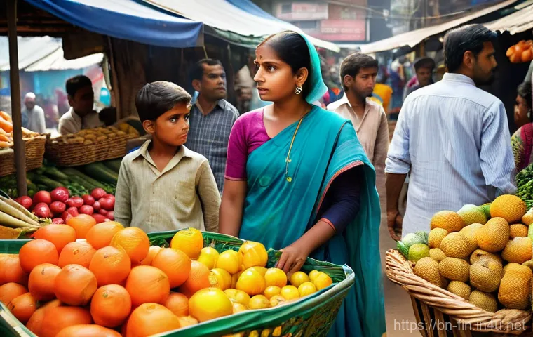 경제위기와 환율 예측 - **Prompt:** A Bangladeshi family of four (parents, a young boy, and a young girl) stands in a bustli...