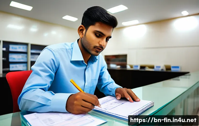 해외 취업자 금융 관리법 - **Prompt:** A diligent young Bangladeshi man, in his late twenties, dressed in a crisp, light blue c...